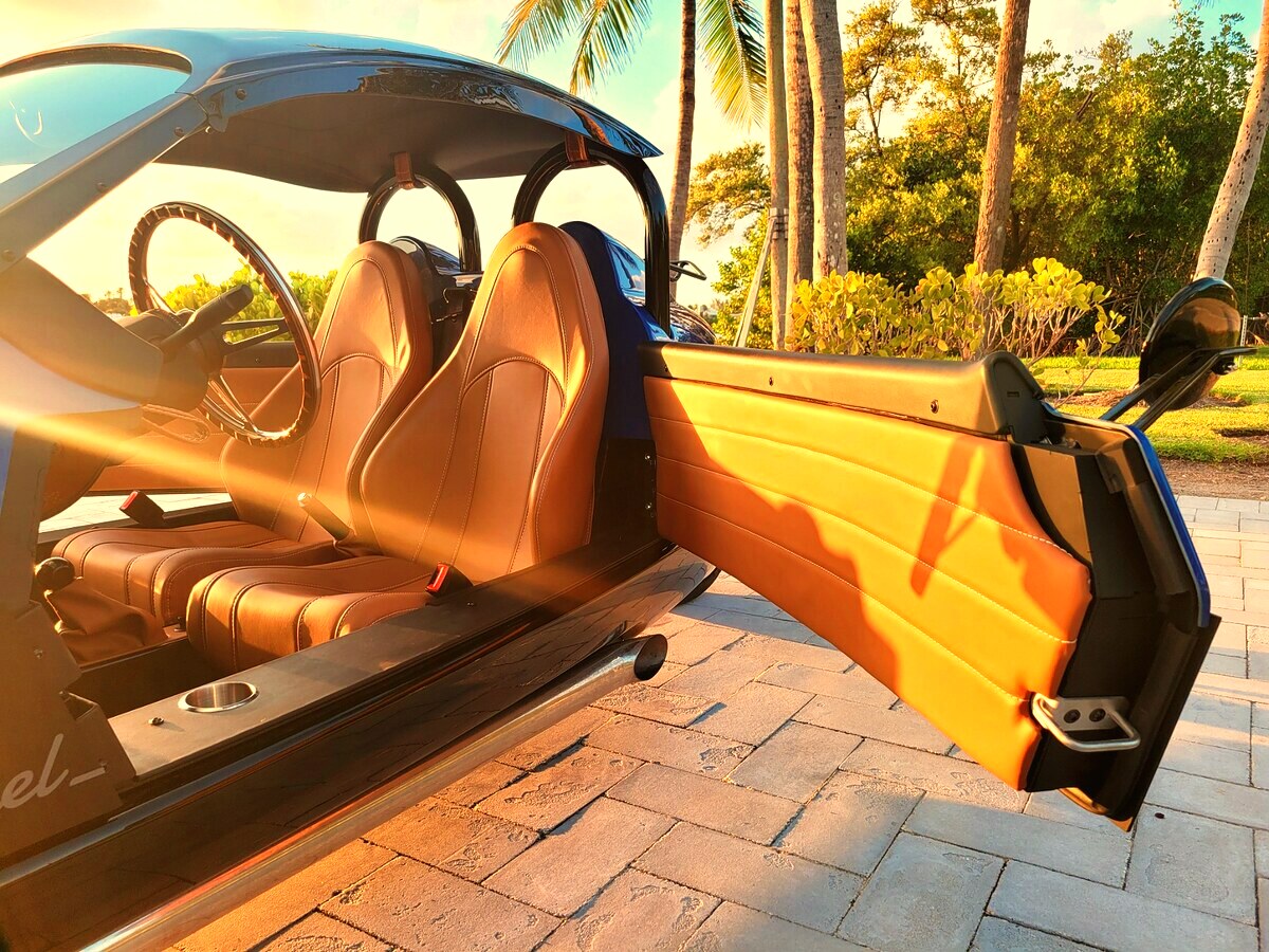 Vanderhall Carmel suicide doors open